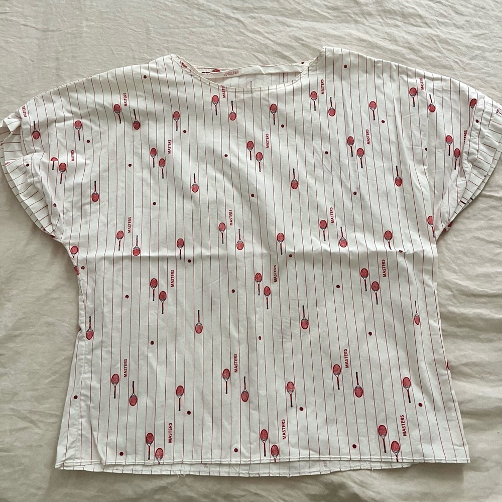 Women's Tennis Patterned Top